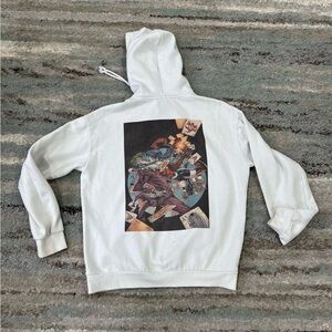 Forever 21 Men Medium Hoodie Sweatshirt Mad Love Joker Harley Quinn Graphic